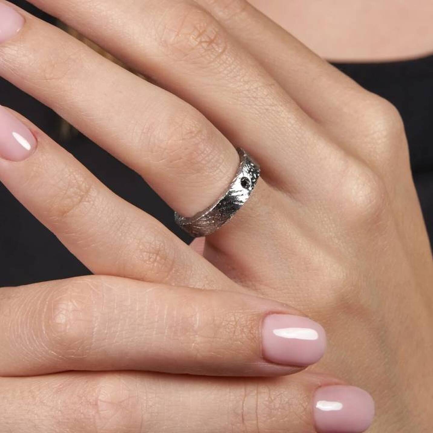 Pulsera Àneu Diamante y Plata