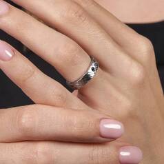 Pulsera Àneu Diamante y Plata