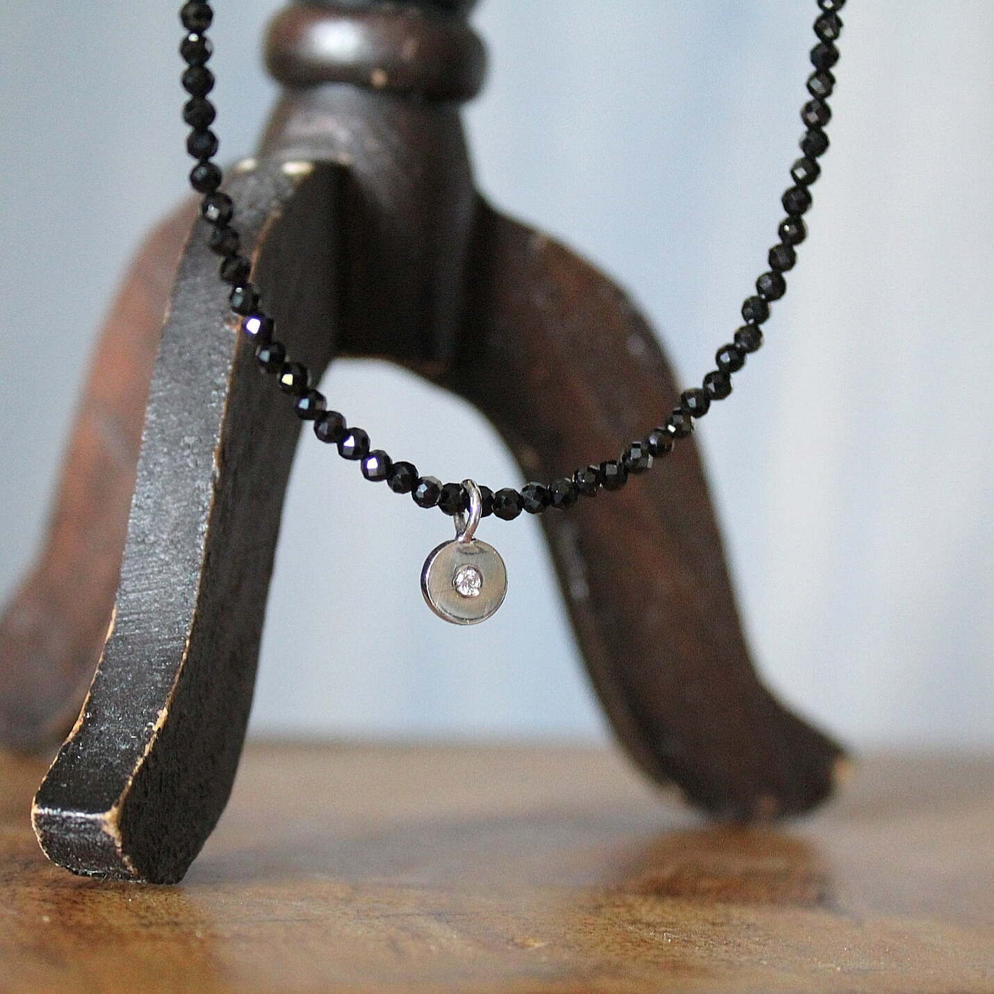 Joyas artesanales Collar Ivet Diamante