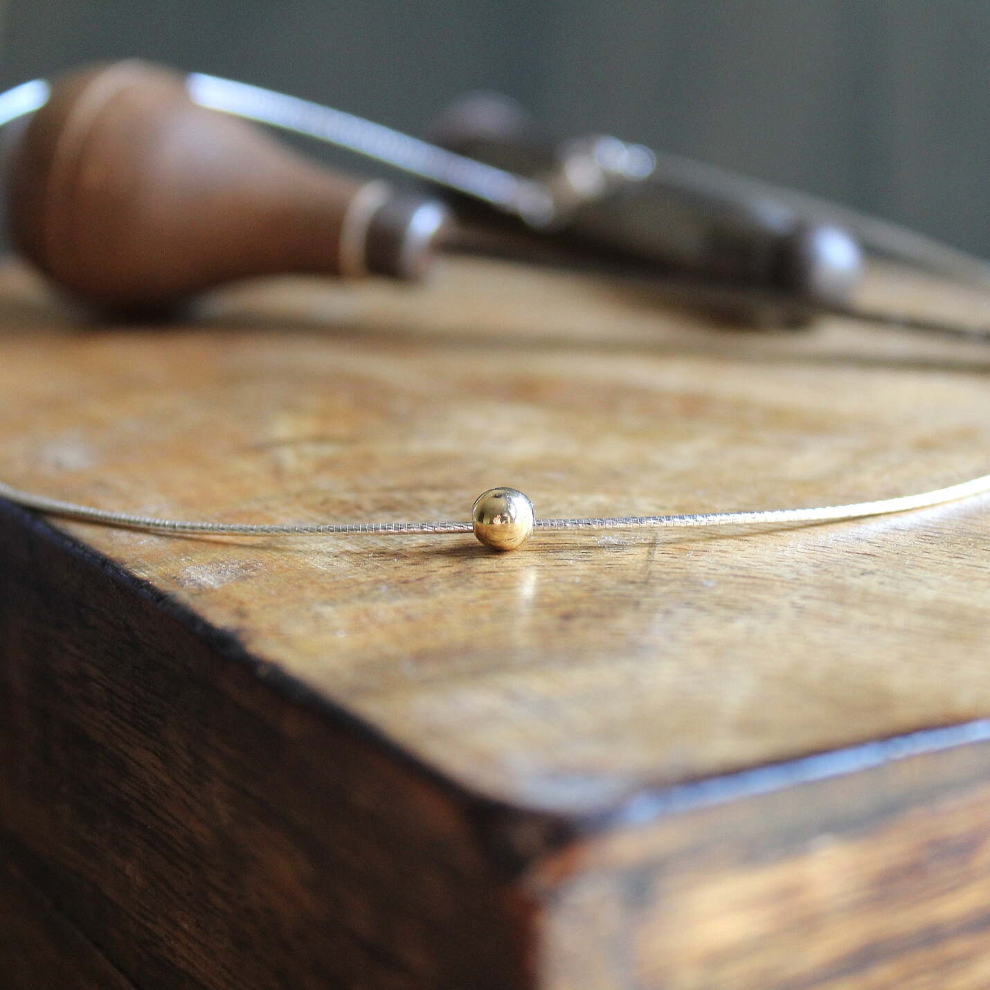 Joyas artesanales Gargantilla Round Oro