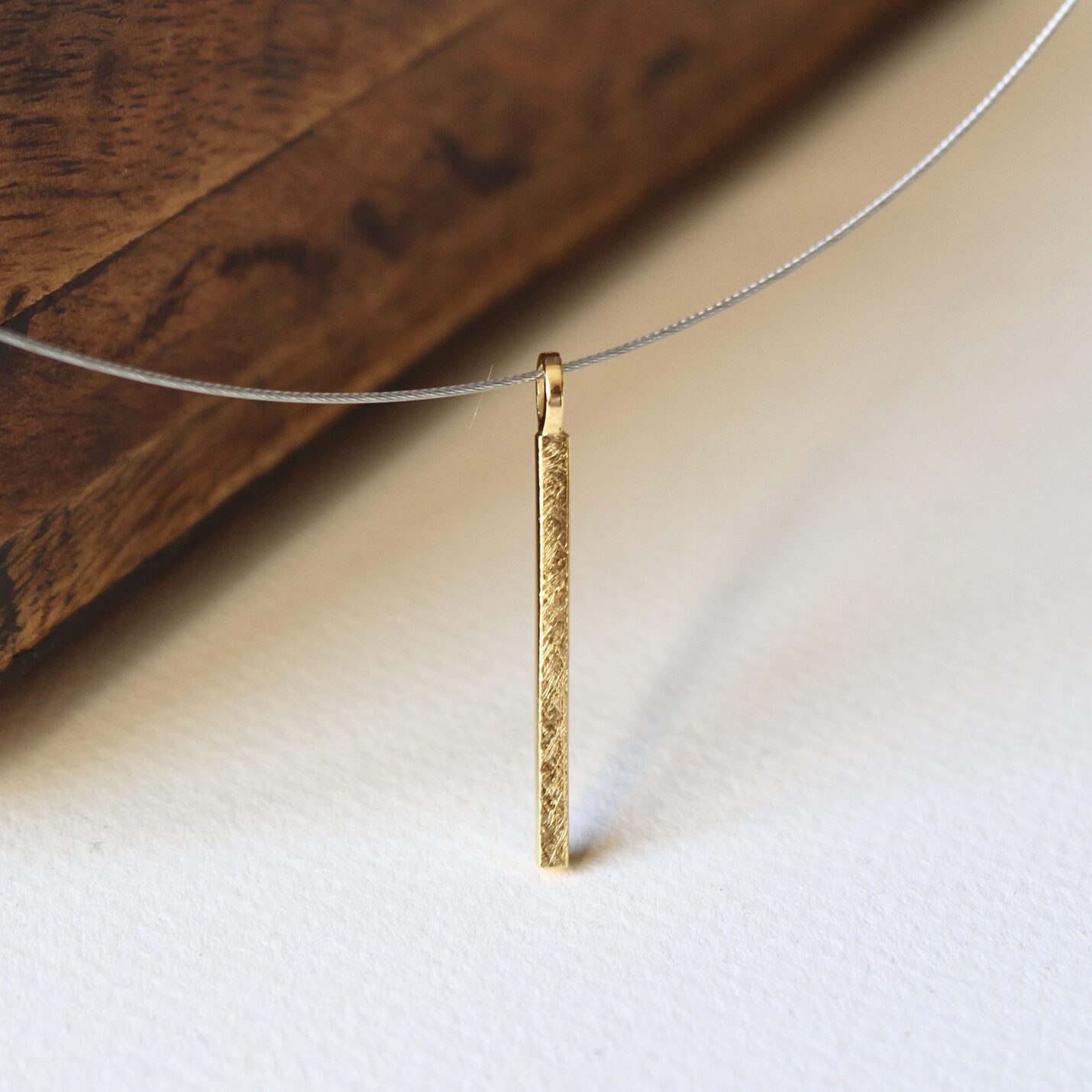 Joyas hechas a mano Colgante Rusk Grande Plata con Baño de Oro