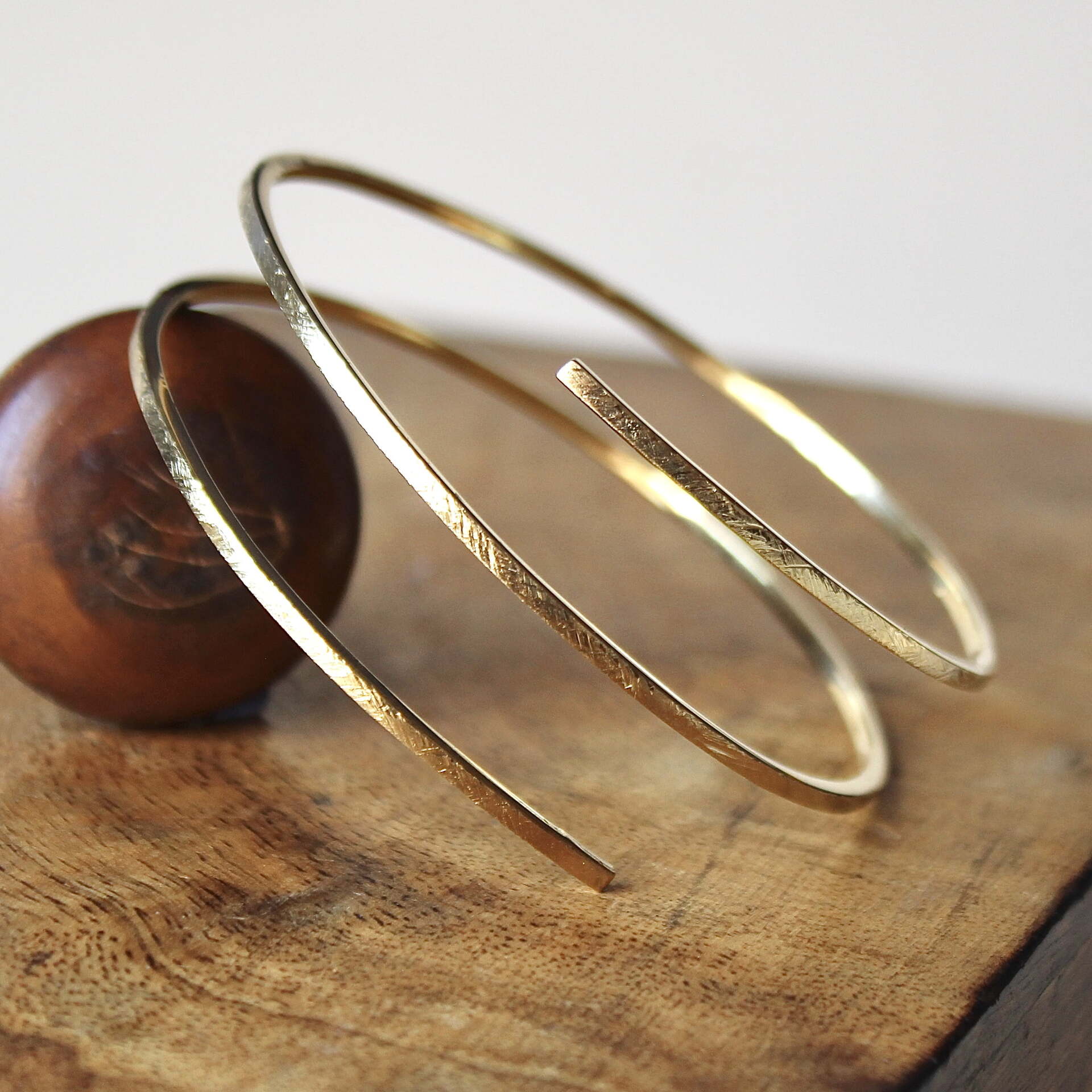 Pulsera Ànnia Plata con Baño de Oro