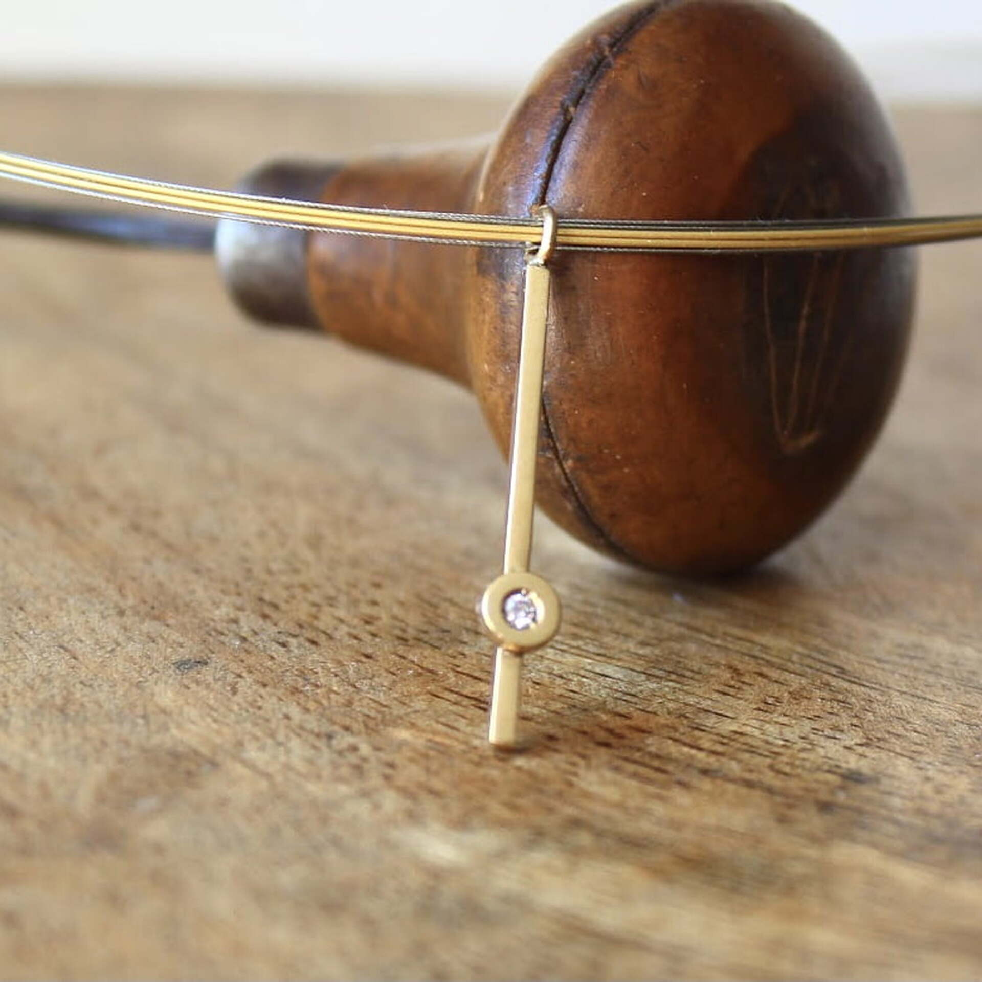 Joyas artesanales Colgante Arsenda Oro Diamante