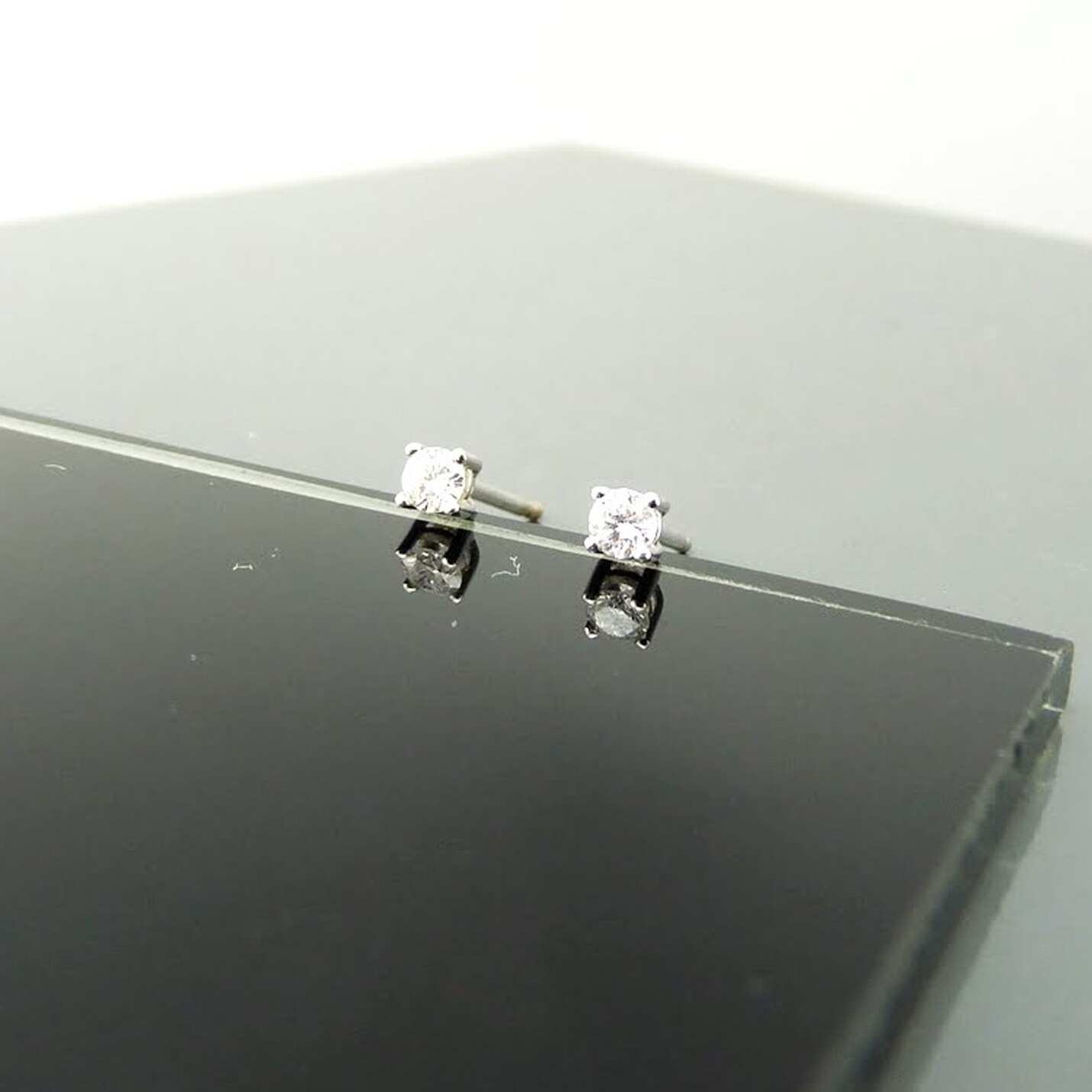 Joyas artesanales Pendientes Juliette Oro y Diamante