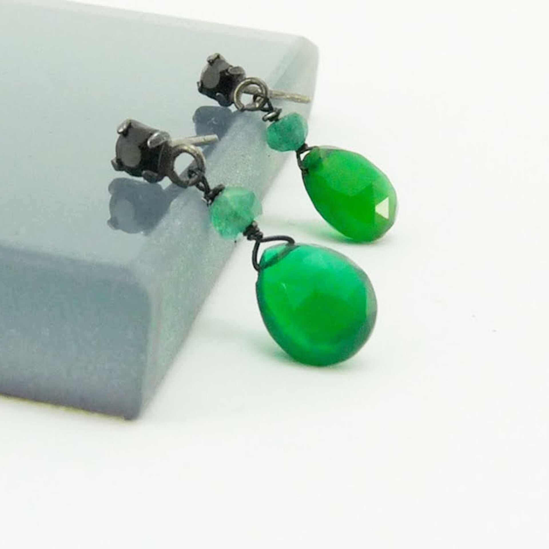 Pendiente Leia Ónix