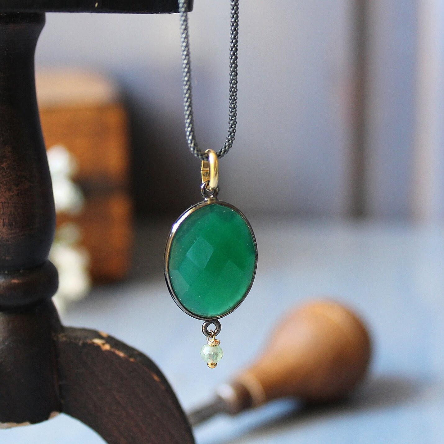 Colgante Jana Plata con baño de Oro