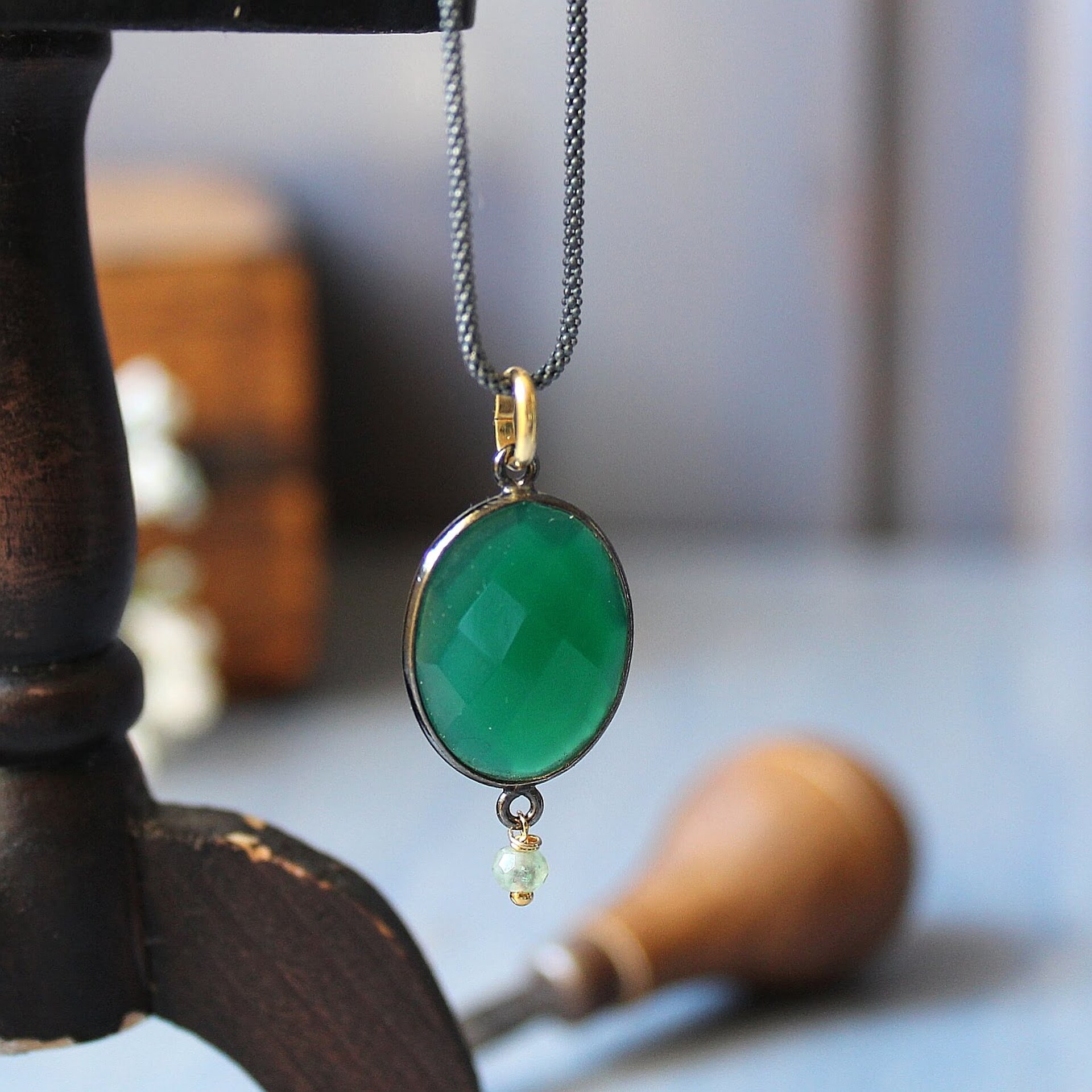 Colgante Jana Plata con baño de Oro