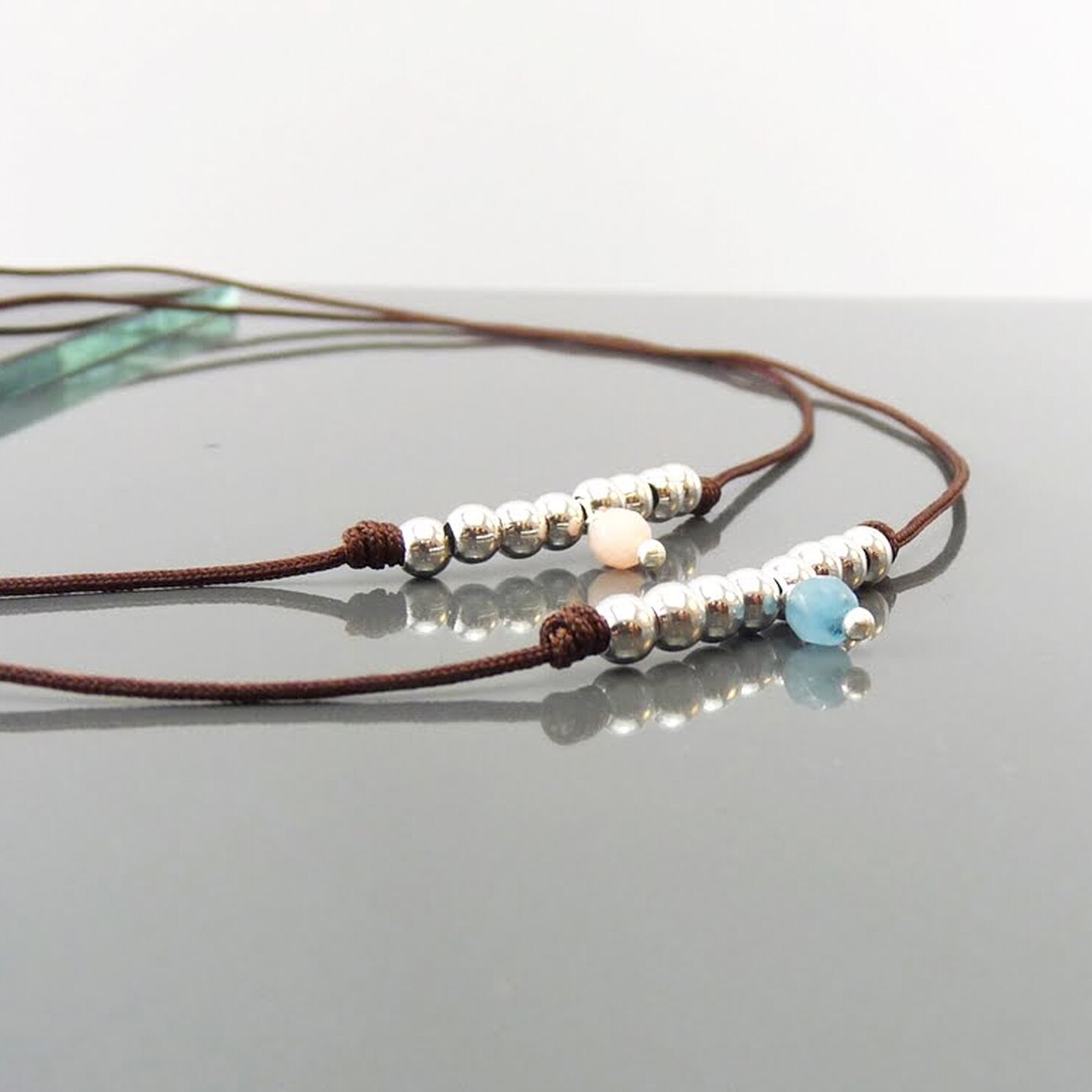 Gargantilla Bianca Plata con baño de Oro