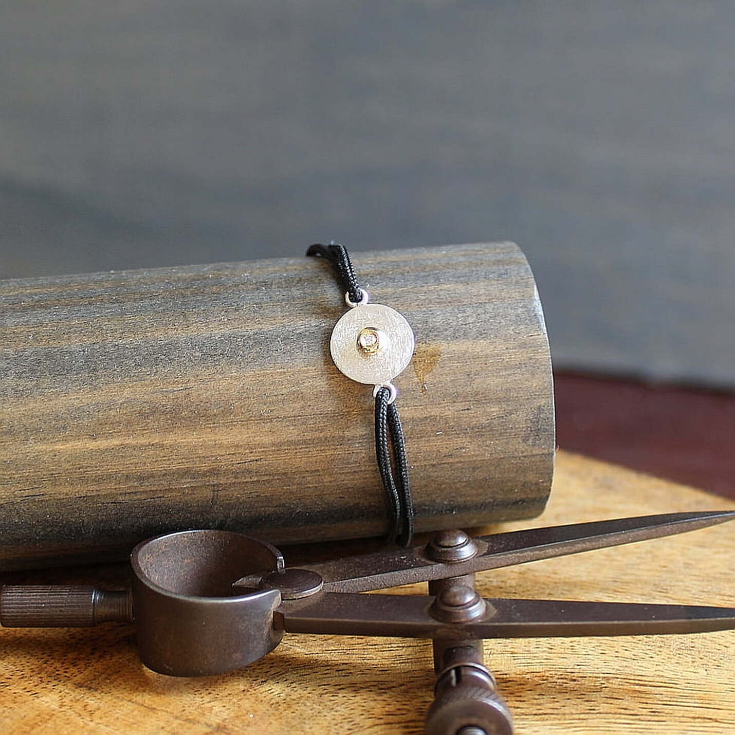 Pulsera Querlo Plata y Diamante