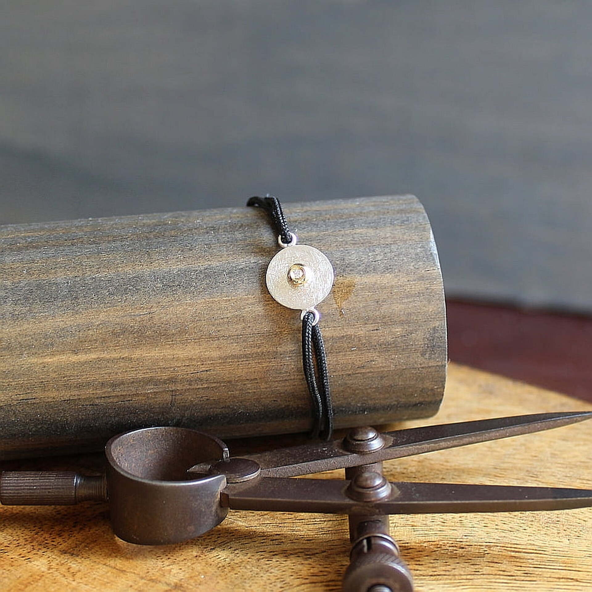 Pulsera Querlo Plata y Diamante