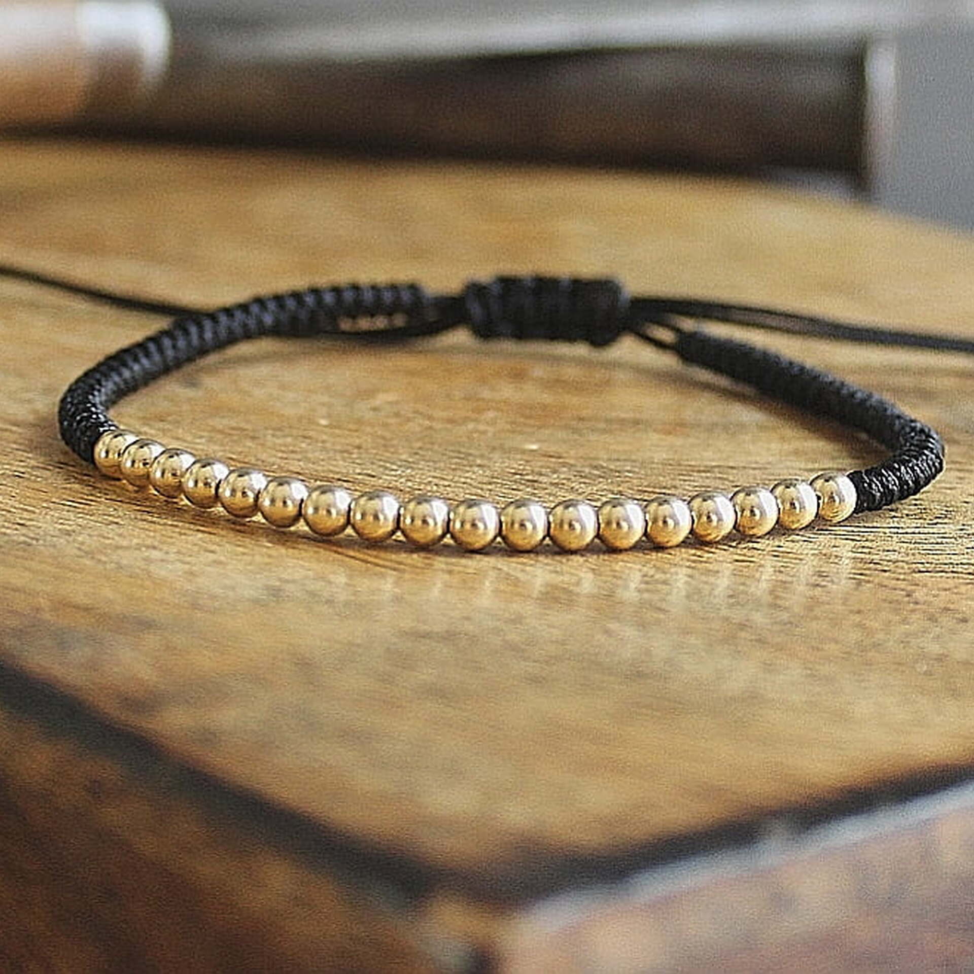 Joyas artesanales Pulsera Blanca Oro