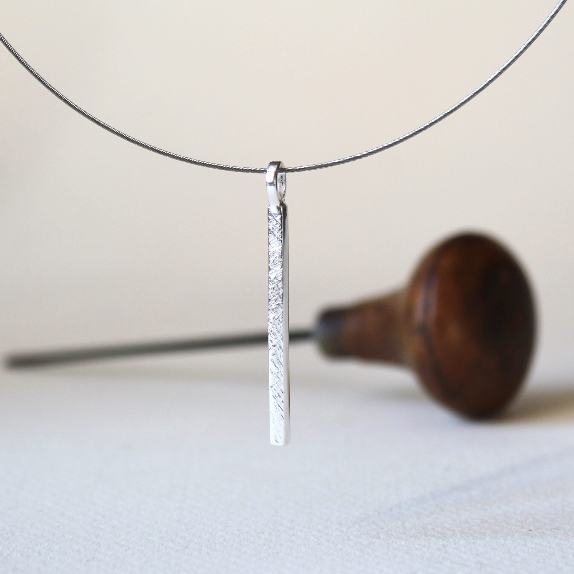 Joyas hechas a mano Colgante Rusk Plata Grande