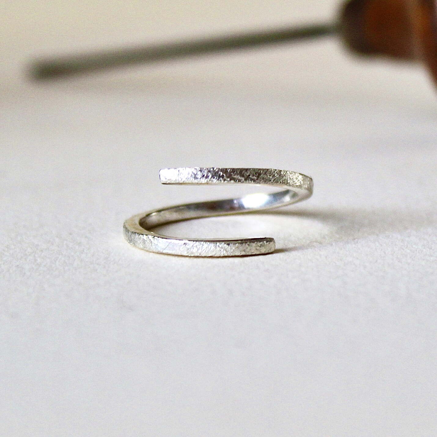 Joyas artesanales Anillo Aixa Plata