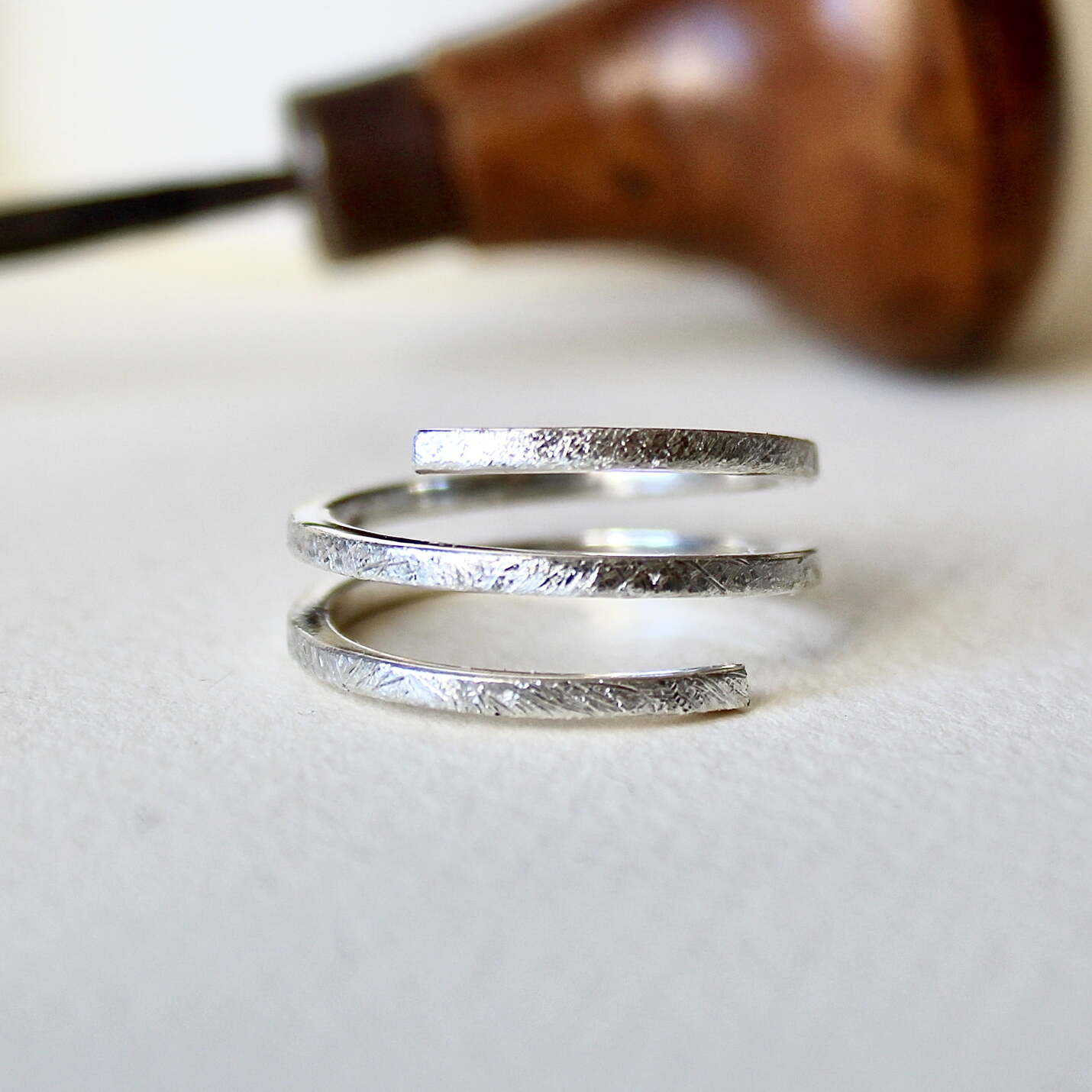 Joyas artesanales Anillo Ànnia Plata