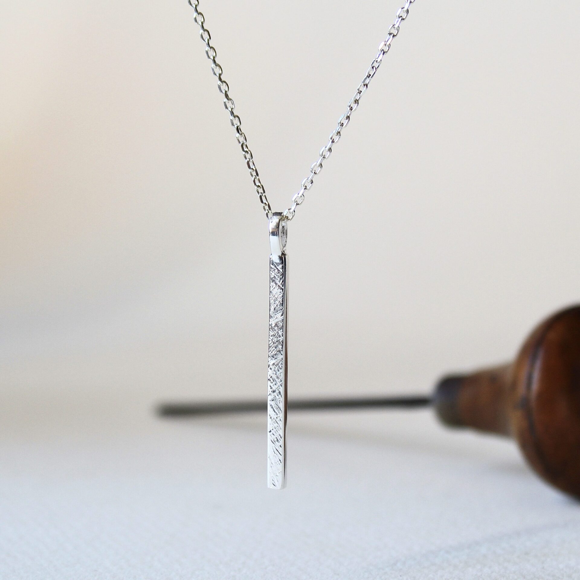 Joyas hechas a mano Colgante Rusk Plata Grande Cadena