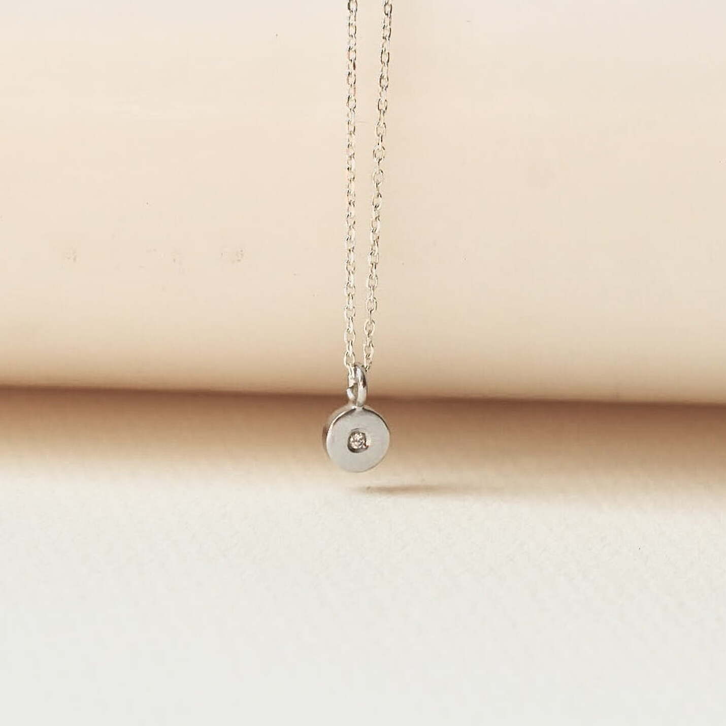 Colgante Nora Plata y Diamante