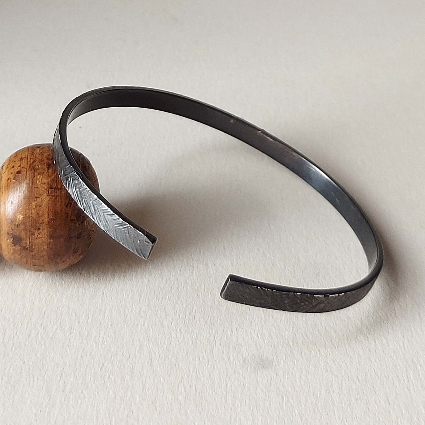 Joyas hechas a mano Esclava Rusk BLACK Plata