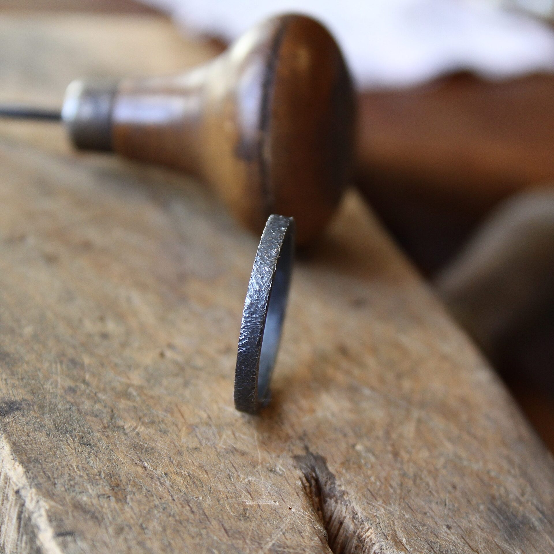 Anillo MAN Ares Black Plata