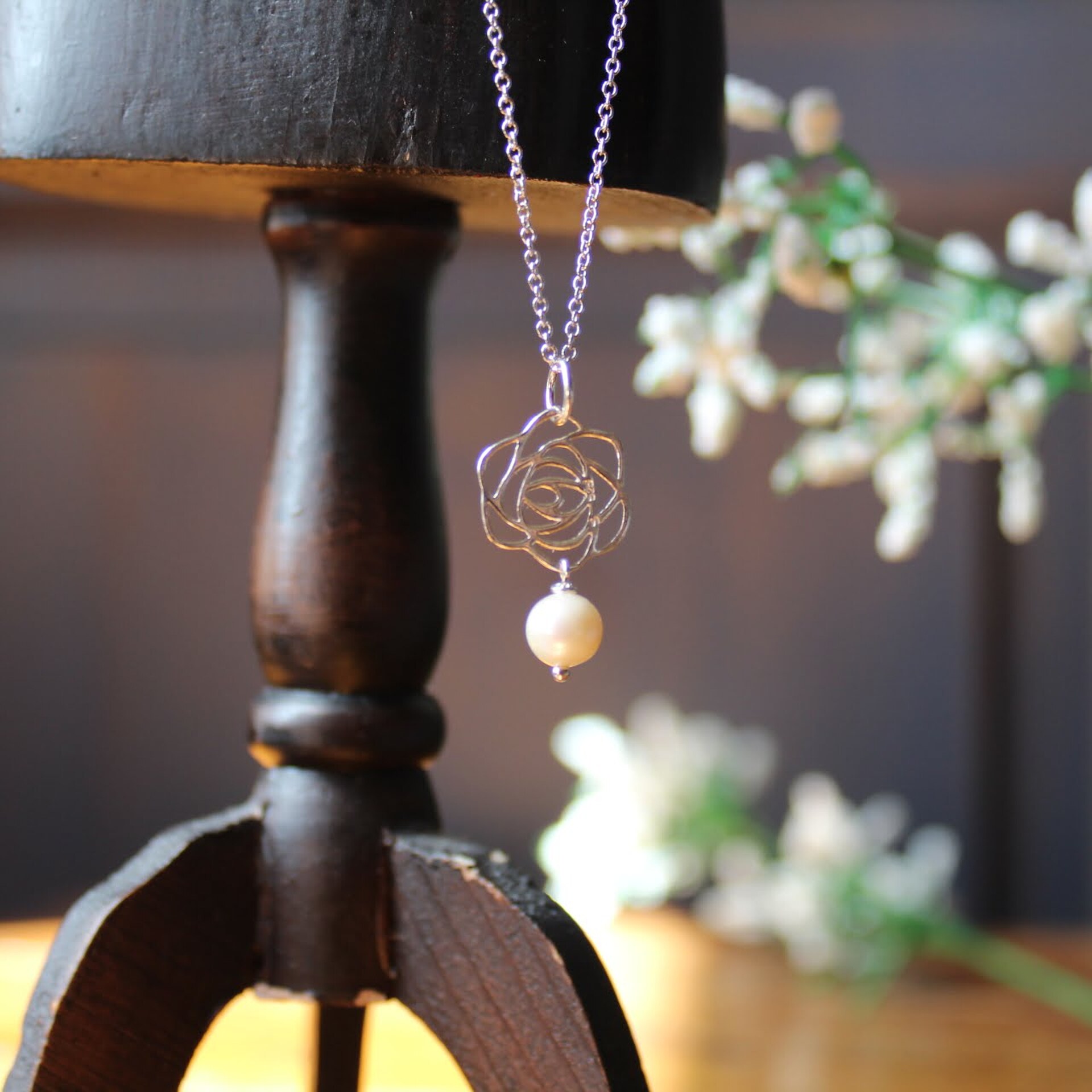 Colgante Sant Jordi Perla