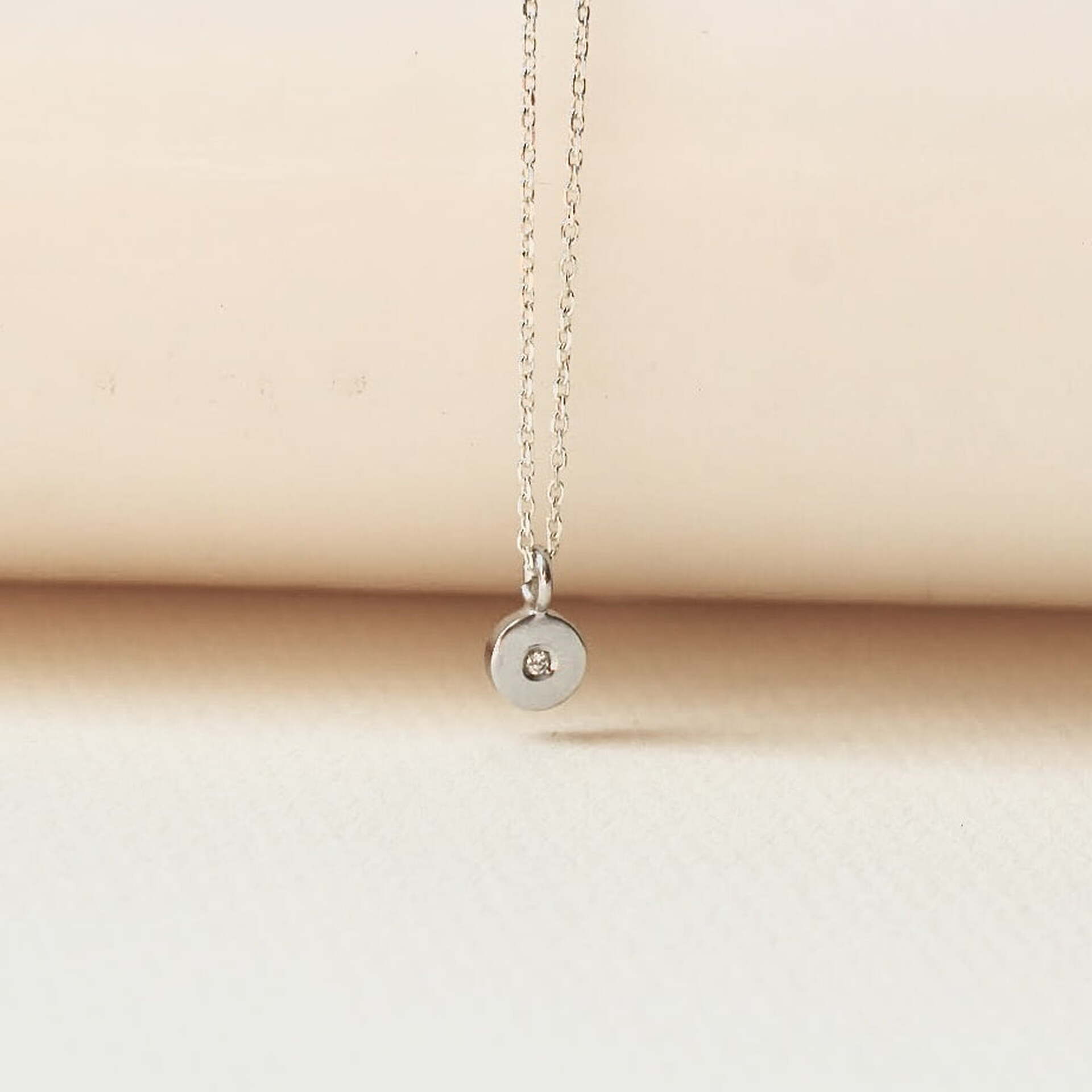 Colgante Nora Plata y Diamante